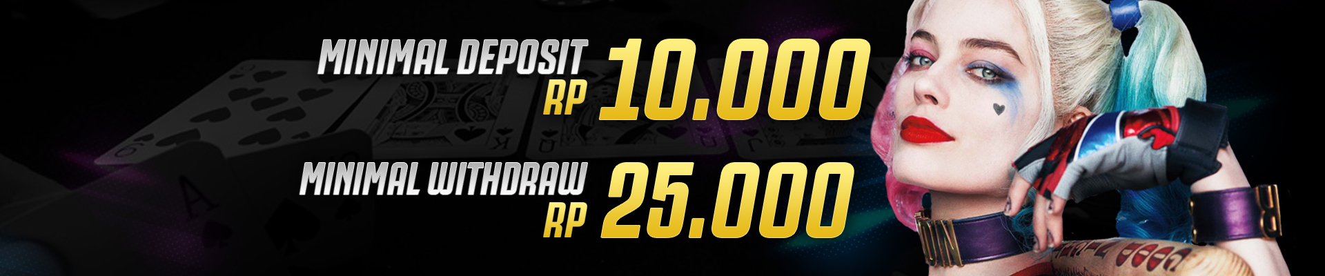 Minimal Deposit dan Withdraw